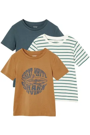 Vertbaudet Kurzarmshirt 3er-Pack Jungen T-Shirts BASIC 3er-Pack - Verkäufer: