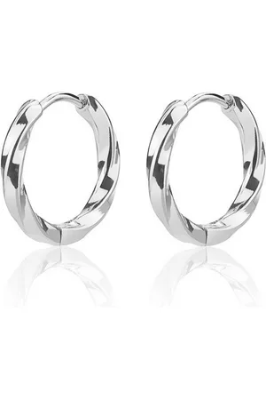 Karma Paar Creolen Creolen Edelstahl Silber oder Gold Damencreolen Damenohrringe (Creolenset Damenschmuck Geschenk für Damen), vergoldet versilbert Damenohrringe - Verkäufer: Sanixa