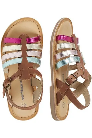 Vertbaudet Mädchen Riemchen-Sandalen Aus Leder Sandale - Verkäufer: