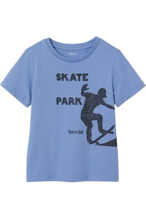 Vertbaudet Kurzarmshirt Jungen T-Shirt BASIC mit Print vorn - Verkäufer: