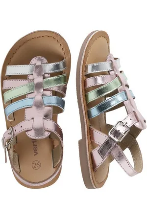 Vertbaudet Mädchen Riemchen-Sandalen aus Leder Sandale - Verkäufer: