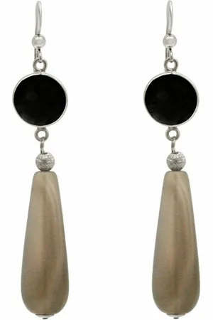 Gemshine Paar Ohrhänger Onyx und Mondstein, Europäischer Schmuck: Qualität liebevoll hergestellt. - Verkäufer: GoJungo GmbH