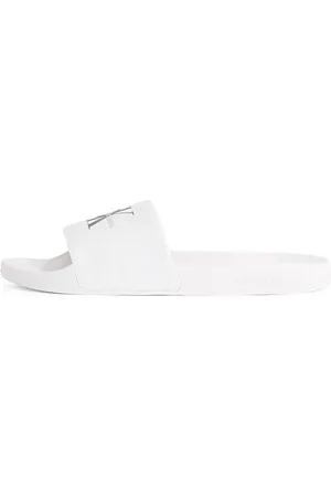 Calvin Klein SLIDE MONOGRAM Badepantolette, Sommerschuh, Schlappen, Poolslides, Strandschuh mit Logoschriftzug