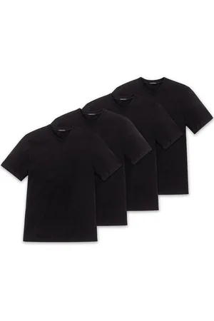 Schiesser T-Shirt Herren T-Shirt 4er Pack Baumwolle American T-Shirt (Packung, 4er Pack) - Verkäufer: Yourfashionplace