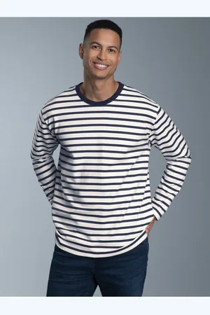 Trigema Sweatshirt Sweatshirt mit Ringelmuster