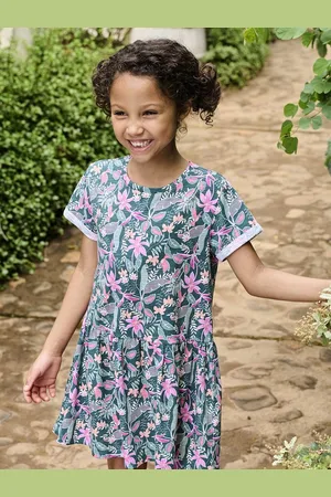 Vertbaudet Minikleid Mädchen Shirtkleid BASIC Elastische Taille - Verkäufer: