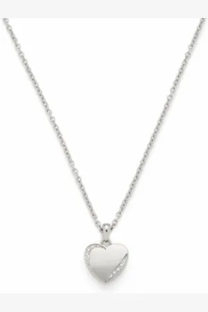 Leonardo Kette mit Anhänger Halskette Grazia, Herz, Edelstahl, Zirkonia, 016908 - Verkäufer: Schmuck-Uhren-Trends