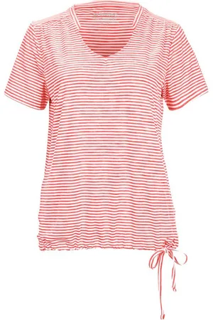 Killtec T-Shirt Lilleo WMN TSHRT F Gestreiftes, schnelltrocknendes Funktionsshirt mit verstellbarem Saum