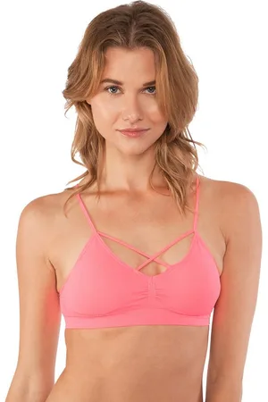 Fabio Farini Sport-BH Sport-BH - Damen nahtlose Sport-Bustier aus atmungsaktiven Material (Packung, 1-tlg) bügellos, mit Spaghettiträgern - Verkäufer: