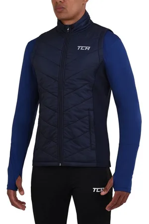 TCA Funktionsweste Jungen Thermowattierungsweste für Wandern und Laufen - Dunkelblau - Verkäufer: SellerX Commerce