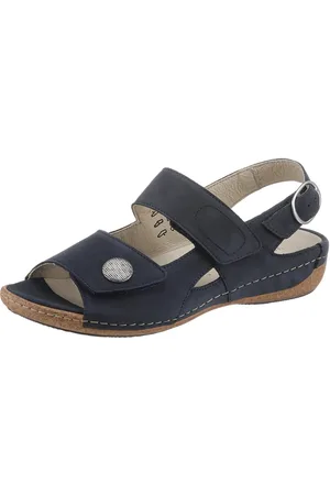 Waldläufer HELIETT Riemchensandale, Sommerschuh, Sandalette, Keilabsatz, mit Wechselfußbett, H-Weite
