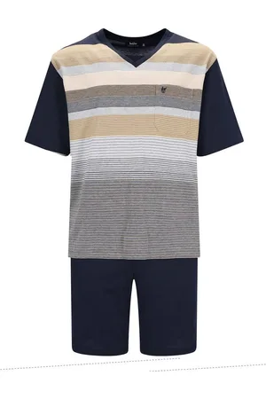 HAJO Pyjama Herren Pyjama Baumwolle (2 tlg) - Verkäufer: Yourfashionplace