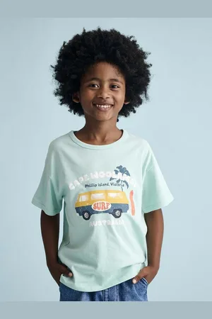 Vertbaudet Kurzarmshirt Jungen T-Shirt, grafischer Print Fahrzeugmotiv - Verkäufer: