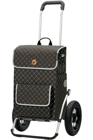 ASTRID ANDERSEN Einkaufstrolley Royal Shopper Tamo anthrazit, Thermofach 16 Liter, klappbar, belastbar bis 50kg, wasserabweisend - Verkäufer: Easy-Trolley