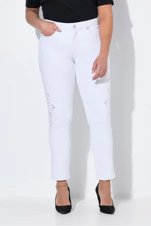 Miamoda Regular-fit-Jeans Skinny-Jeans Slim Fit Stickerei 5-Pocket - Verkäufer: Popken Fashion Group