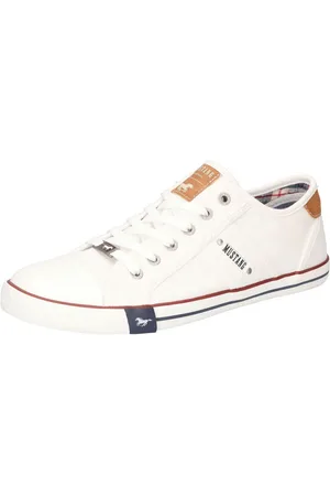Mustang Sneaker mit Mustang Markenlabel, Freizeitschuh, Halbschuh, Schnürschuh