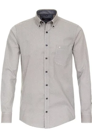 Casa Moda Langarmhemd Freizeithemd Print