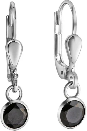 Firetti Paar Ohrhänger Schmuck Geschenk Silber 925 Ohrschmuck Patentbrisur Solitär Glitzer, mit Zirkonia (synth)