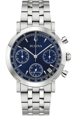 BULOVA Chronograph 96B458, Quarzuhr, Armbanduhr, Herrenuhr, Edelstahlarmband, analog, Tag
