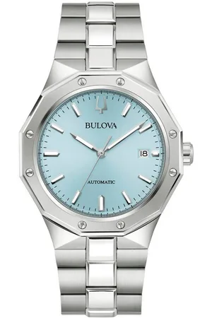 BULOVA Automatikuhr 96B462, Armbanduhr, Herrenuhr, Mechanische Uhr, Edelstahlarmband, analog, Tag
