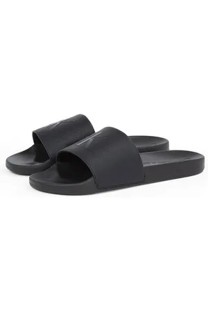 Calvin Klein SLIDE AOP PRINT Badepantolette, Schlappen, Poolslides, Sommerschuh, Strandschuh mit Logo
