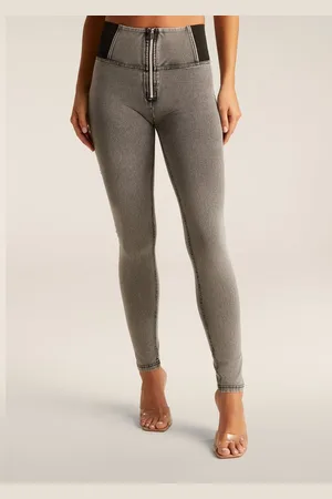 Freddy Highwaist Leggings WRUP HIGH WAIST SKINNY mit Reißverschluß - Lifting & Shaping Effekt