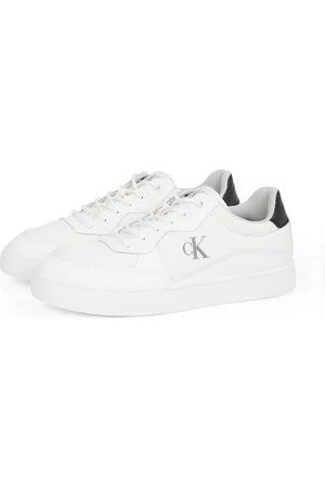 Calvin Klein CLASSIC CUPSOLE TECH RIPSTOP Sneaker, Schnürschuh, Halbschuh, Freizeitschuh mit Kontrast an der Ferse