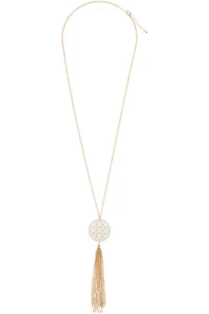 Lascana Lange Kette Halskette mit Traumfänger Anhänger, mit Ornament und Tassel, Kette mit Anhänger, Halsschmuck