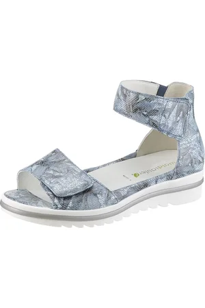 Waldläufer HAKURA Plateausandale, Sandalette, Sommerschuh, Bequemschuh mit Klettverschlüsse, H-Weite