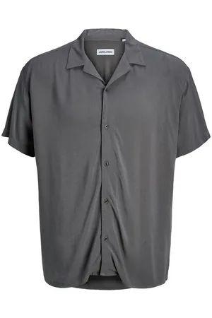 JACK & JONES Kurzarmhemd JJEJEFF SOLID RESORT SHIRT S/S SN PLS