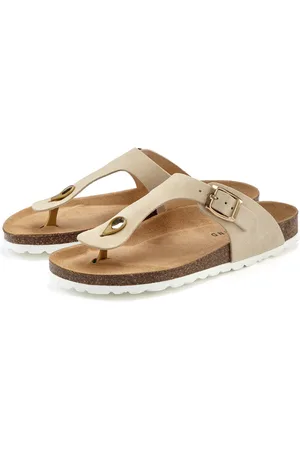 ELBSAND Mule, Sandale, offener Schuh, Pantolette aus hochwertigem Leder mit Komfortkorkfußbett, Unisex