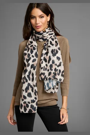 Laura Scott Modetuch, mit trendigem Leopard-Alloverdruck - NEW