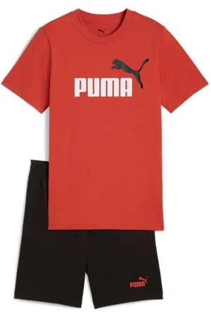 PUMA Trainingsanzug ESS 2 COLOR NO. 1 LOGO TEE AND SHORTS SET B (2-tlg)