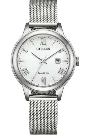 Citizen Solaruhr EW2621-75A, Armbanduhr, Damenuhr, Edelstahlarmband, analog, Datum, Eco-Drive