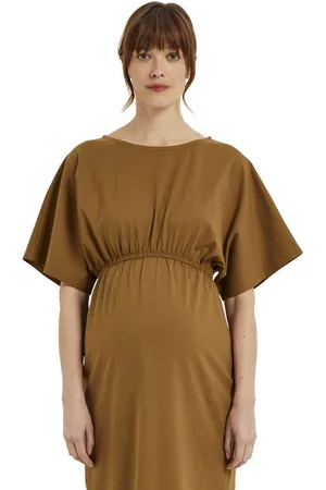 Vertbaudet Maxikleid Langes Umstandskleid aus schwerem Jersey - Verkäufer: