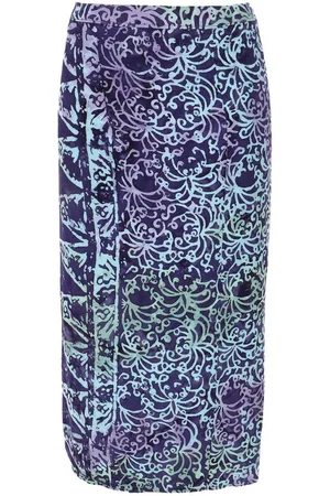 GURU-SHOP Minirock 3/4 Wickelrock, Bali Sarong Strandrock,.. - Verkäufer: