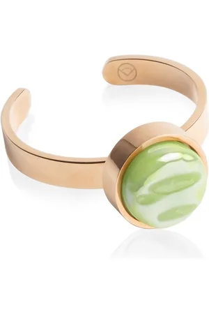 ALEXASCHA Fingerring Verstellbarer Ring mit Stein • 8mm - Verkäufer: