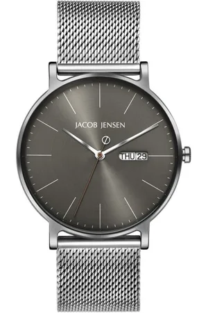 Jacob Jensen Titanuhr Herren Armbanduhr TIMELESS NORDIC 169 anthrazit D. 40 mm - Verkäufer: bellambiente