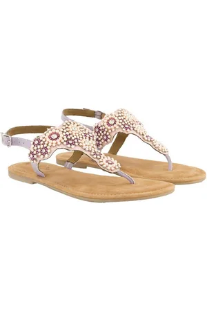 Ulla Popken Riemchensandalen Perlen Memory Foam Weite H Sandalette - Verkäufer: Popken Fashion Group