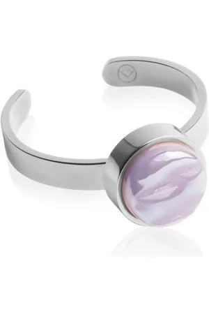 ALEXASCHA Fingerring Verstellbarer Ring mit Stein • 8mm - Verkäufer: