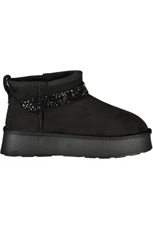 Laura Biagiotti Stiefelette Elegante Damenstiefel Schwarz mit Fell und - Verkäufer: Redeve