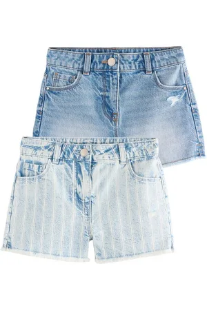 Next Jeansshorts 100% Baumwollshorts mit Fransensaum (2-tlg) - Verkäufer: Germany GmbH