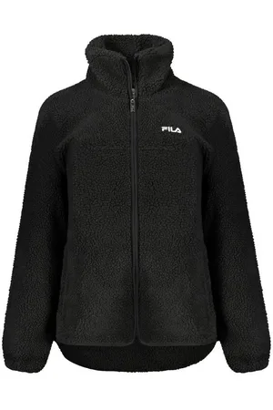 Fila Outdoorjacke Sportliche Damenjacke Schwarz mit Reißverschluss und Stickerei - Verkäufer: Redeve