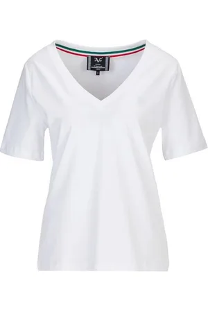 19V69 Italia T-Shirt - by VERSACE - V-Neck Shirt kurzarm BAILA - Verkäufer: Schneider Fashion Store