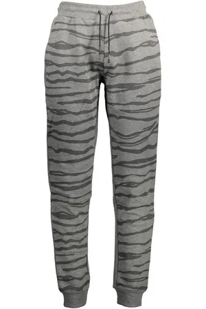 Roberto Cavalli 5-Pocket-Hose Graue Herren-Sporthose mit Kordelzug, Kontrastdetails & Druck-Logo - Verkäufer: Redeve