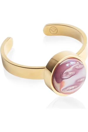 ALEXASCHA Fingerring Verstellbarer Ring mit Stein • 8mm - Verkäufer:
