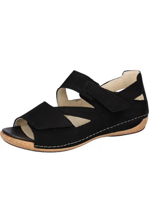 Waldläufer HELIETT Sandale, Keilsandalette, Sommerschuh, Komfortschuh, Klettverschlüsse, H-Weite