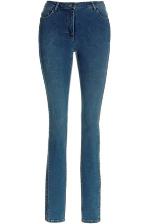 Madeleine Gerade Jeans Enge Jeans mit Raffung - Verkäufer: Premio Fashion GmbH