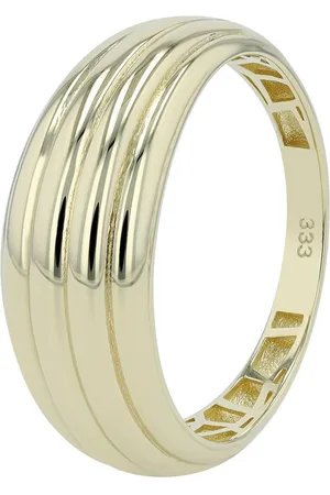 Akzent Fingerring Samina 333/- Gold, 8 Karat, Gelbgold, Gr 50 - 60, modern (Einzeln) - Verkäufer: Shaghafi GmbH