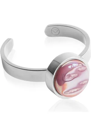 ALEXASCHA Fingerring Verstellbarer Ring mit Stein • 8mm - Verkäufer: